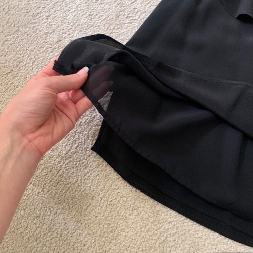 Anthropologie Maeve Silk One Shoulder Shirt - Picture 7 of 10